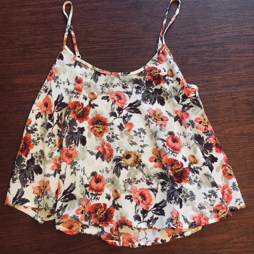 Floral tank top